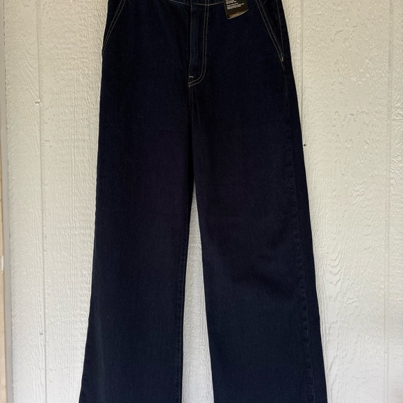 Levi's Ribcage Wide Leg Jeans in Deep Indigo - Picture 3 of 8
